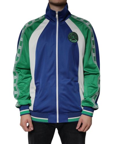 Polyester Full Zip Bomber Men's Jacket - Dolce & Gabbana - Modalova