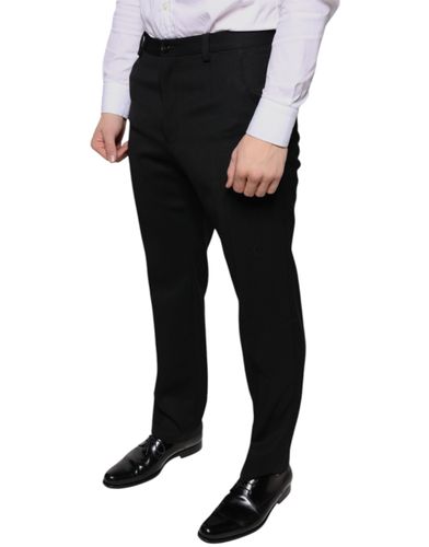 Wool Skinny Men Dress Men's Pants - Dolce & Gabbana - Modalova