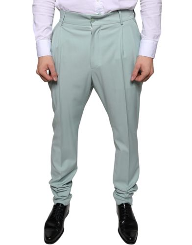 Mint Cotton Dress Men's Pants - Dolce & Gabbana - Modalova