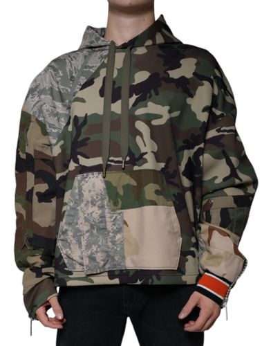 Camouflage Hooded Sweatshirt Men's Sweater - Dolce & Gabbana - Modalova
