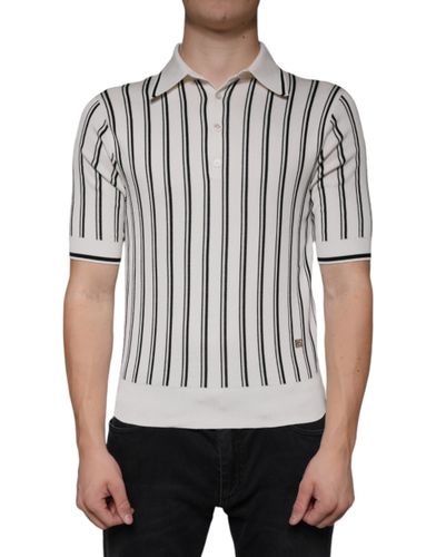 Stripe Polo Short Sleeve Men's T-shirt - Dolce & Gabbana - Modalova
