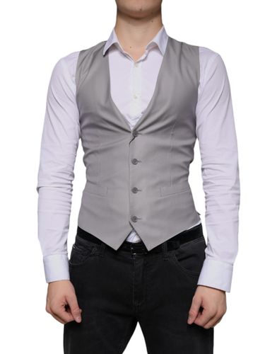 Light Wool Formal Dress Waistcoat Men's Vest - Dolce & Gabbana - Modalova