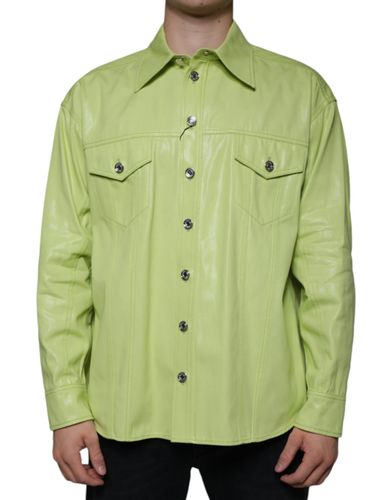Cotton Collared Men Button Down Men's Shirt - Dolce & Gabbana - Modalova