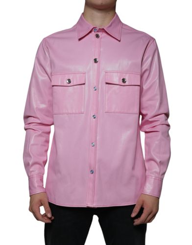 Cotton Collared Button Down Men's Shirt - Dolce & Gabbana - Modalova