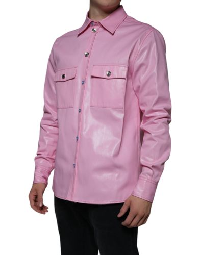 Cotton Collared Button Down Men's Shirt - Dolce & Gabbana - Modalova