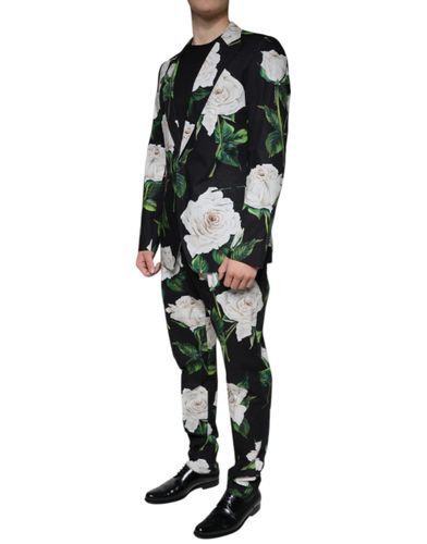 Rose Cotton Men Formal 2 Piece Men's Suit - Dolce & Gabbana - Modalova