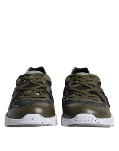 Canvas Leather Low Top Sneaker Men's Shoes (Pre-Owned) - Dolce & Gabbana - Modalova