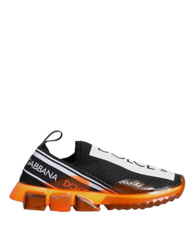 Orange Sorrento Slip On Sneakers Men's Shoes - Dolce & Gabbana - Modalova