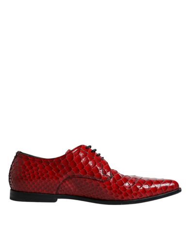 Textured Varnished Derby Men Formal Men's Shoes (Pre-Owned) - Dolce & Gabbana - Modalova