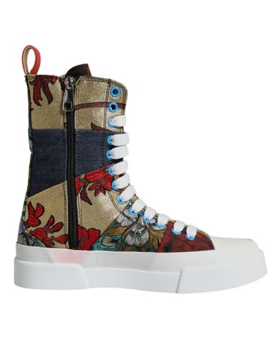 Patchwork High Top Sneakers Women's Shoes (Pre-Owned) - Dolce & Gabbana - Modalova