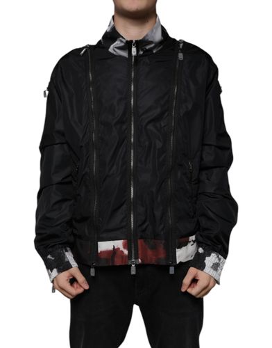 Nylon Full Zip Men Bomber Men's Jacket - Dolce & Gabbana - Modalova
