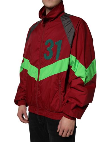 Nylon Full Zip Windbreaker Men's Jacket - Dolce & Gabbana - Modalova
