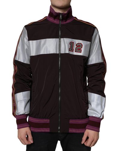 Full Zip Jersey Men Bomber Men's Jacket - Dolce & Gabbana - Modalova