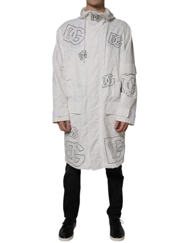 Hooded Parka Polyester Trench Coat Men's Jacket (Pre-Owned) - Dolce & Gabbana - Modalova