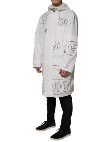 Hooded Parka Polyester Trench Coat Men's Jacket (Pre-Owned) - Dolce & Gabbana - Modalova