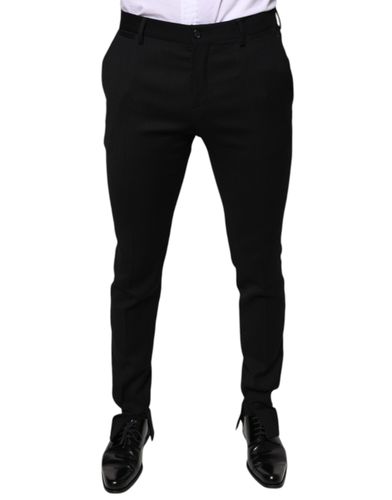 Wool Skinny Formal Dress Men's Pants - Dolce & Gabbana - Modalova