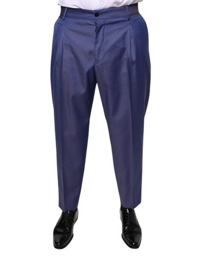 Wool Tapered Formal Dress Men's Pants - Dolce & Gabbana - Modalova