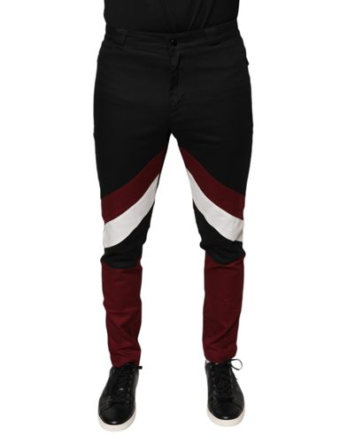 Stripe Skinny Cotton Men's Pants (Pre-Owned) - Dolce & Gabbana - Modalova