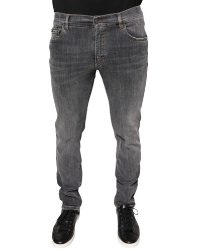 Dark Cotton Stretch Skinny Denim Men's Jeans (Pre-Owned) - Dolce & Gabbana - Modalova