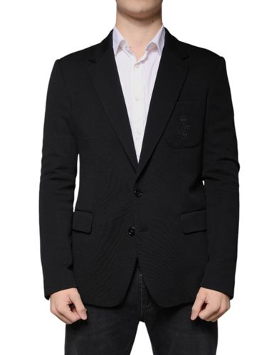 Wool Single Breasted Formal Men's Blazer - Dolce & Gabbana - Modalova