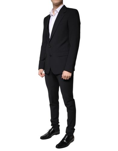 Wool 3 Piece Slim Fit Formal Men Men's Suit - Dolce & Gabbana - Modalova