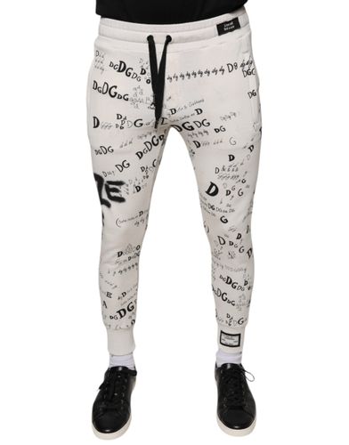 Printed Cotton Jogger SweatMen's Men's Pants (Pre-Owned) - Dolce & Gabbana - Modalova