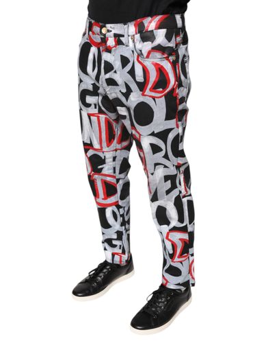 Cotton Monogram Skinny Denim Men's Jeans (Pre-Owned) - Dolce & Gabbana - Modalova