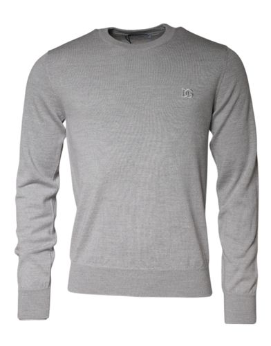 Light Wool Crew Neck Pullover Men's Sweater (Pre-Owned) - Dolce & Gabbana - Modalova