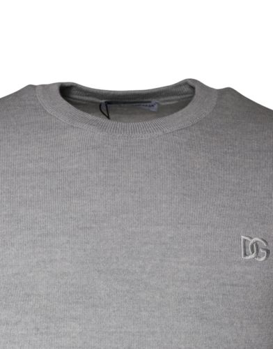 Light Wool Crew Neck Pullover Men's Sweater (Pre-Owned) - Dolce & Gabbana - Modalova