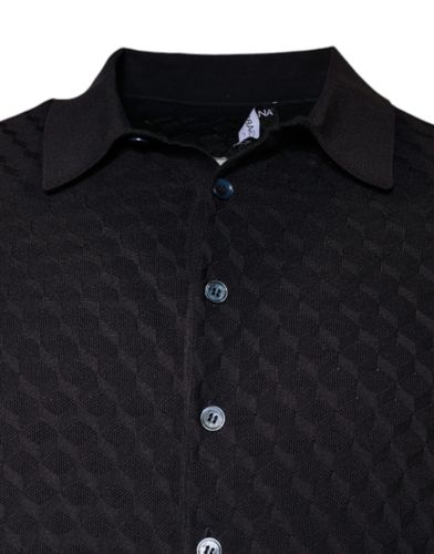 Silk Button Down Collared Men's T-shirt (Pre-Owned) - Dolce & Gabbana - Modalova