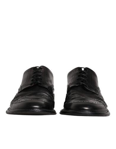 Leather Derby Wingtip Formal Men's Shoes (Pre-Owned) - Dolce & Gabbana - Modalova