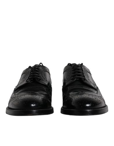 Leather Derby Wingtip Formal Men's Shoes (Pre-Owned) - Dolce & Gabbana - Modalova