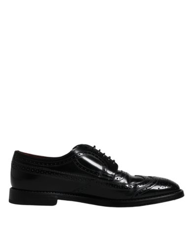 Leather Derby Wingtip Formal Men's Shoes (Pre-Owned) - Dolce & Gabbana - Modalova