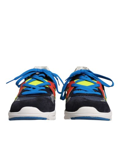 Leather Suede Low Top Sneakers Men's Shoes - Dolce & Gabbana - Modalova