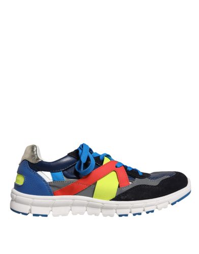 Leather Suede Low Top Sneakers Men's Shoes - Dolce & Gabbana - Modalova