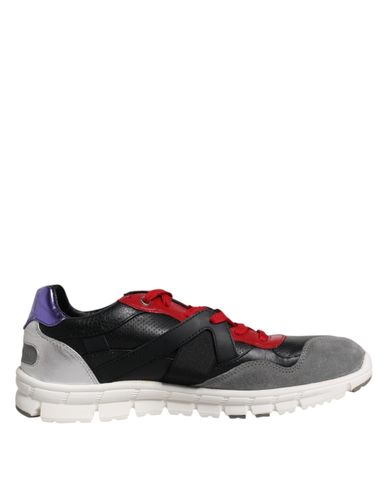 Leather Suede Low Top Sneakers Men's Shoes - Dolce & Gabbana - Modalova
