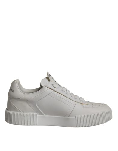 Miami Leather Low Top Sneakers Women's Shoes (Pre-Owned) - Dolce & Gabbana - Modalova
