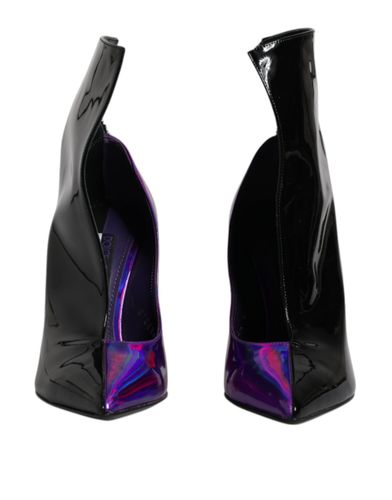 Purple Black Pointed Ankle Boots Women's Shoes - Dolce & Gabbana - Modalova