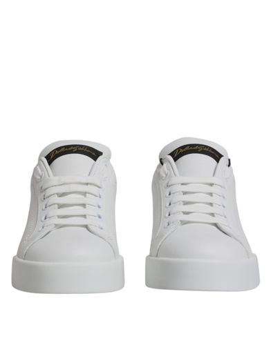Leather Classic Low Top Sneakers Women's Shoes - Dolce & Gabbana - Modalova