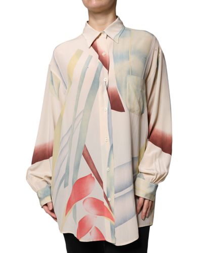 Printed Collared Buttoned Long Sleeves Blouse Women's Top (Pre-Owned) - Etro - Modalova