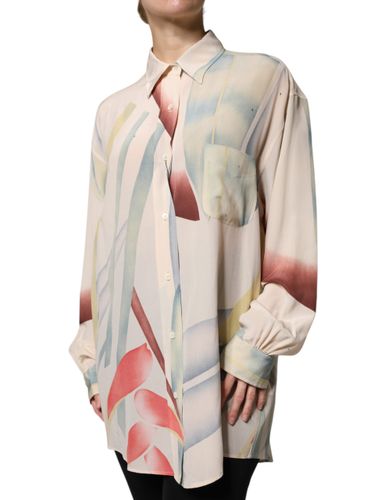 Printed Collared Buttoned Long Sleeves Blouse Women's Top (Pre-Owned) - Etro - Modalova