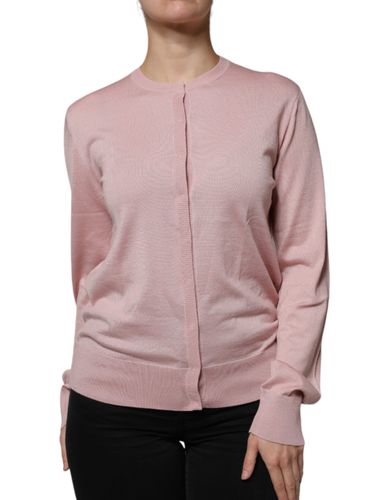 Wool Knit Button Down Cardigan Women's Sweater (Pre-Owned) - Dolce & Gabbana - Modalova