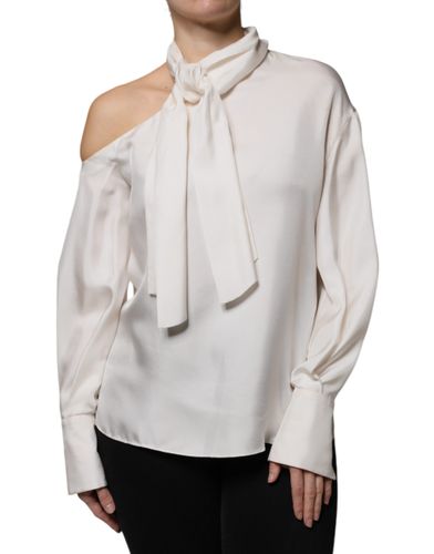 Silk Ascot Collared Long Sleeves Women's Top (Pre-Owned) - Brunello Cucinelli - Modalova