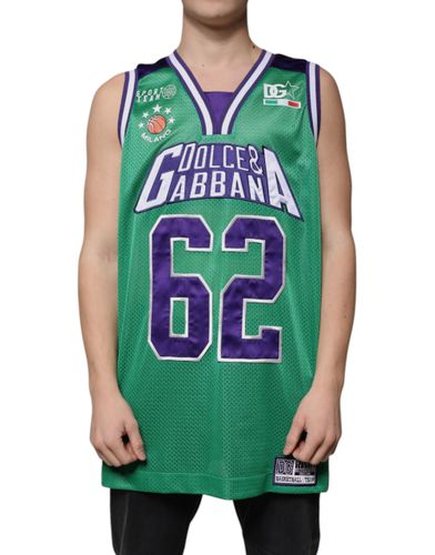 Polyester Jersey Sleeveless Men's T-shirt - Dolce & Gabbana - Modalova