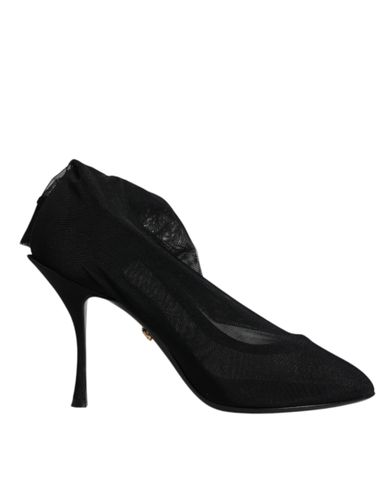 Silk Mesh Sock Style Boots Women's Shoes (Pre-Owned) - Dolce & Gabbana - Modalova
