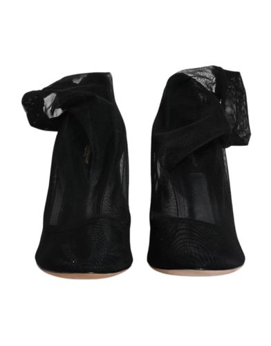 Nylon Mesh Sock Style Boots Women's Shoes (Pre-Owned) - Dolce & Gabbana - Modalova
