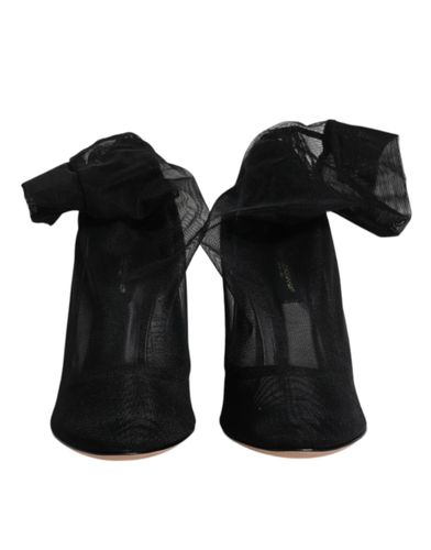 Nylon Mesh Sock Style Boots Women's Shoes - Dolce & Gabbana - Modalova
