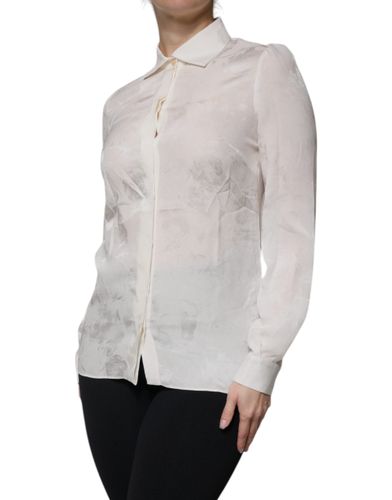 Silk Collared Long Sleeves Shirt Women's Top (Pre-Owned) - Dolce & Gabbana - Modalova