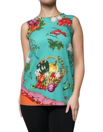 Vegetables Sleeveless Tank Women's Top - Dolce & Gabbana - Modalova