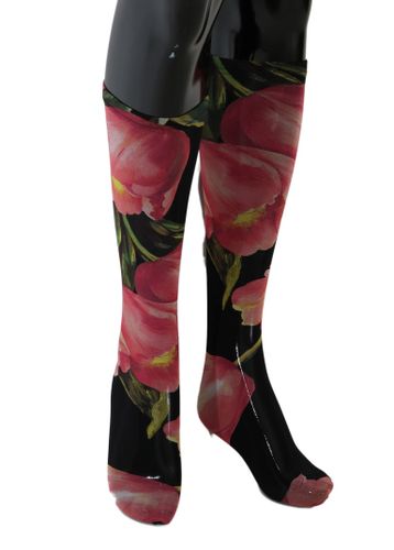 Floral Tulip Nylon Women's Socks - Dolce & Gabbana - Modalova